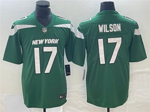 New York Jets #17 Garrett Wilson Green Vapor Limited Jersey